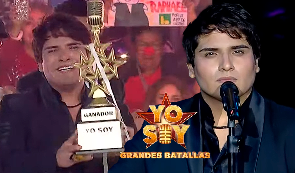 ¡Campeón de campeones! Imitador de Raphael gana la gran final de 'Yo soy grandes batallas' 2026 al derrotar a Pedro Infante
